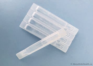 Clear nebules with saline