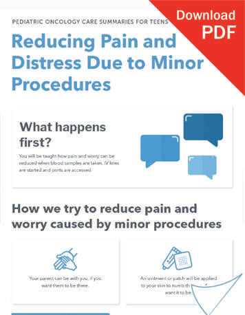 Download pain from minor procedures PDF for teens